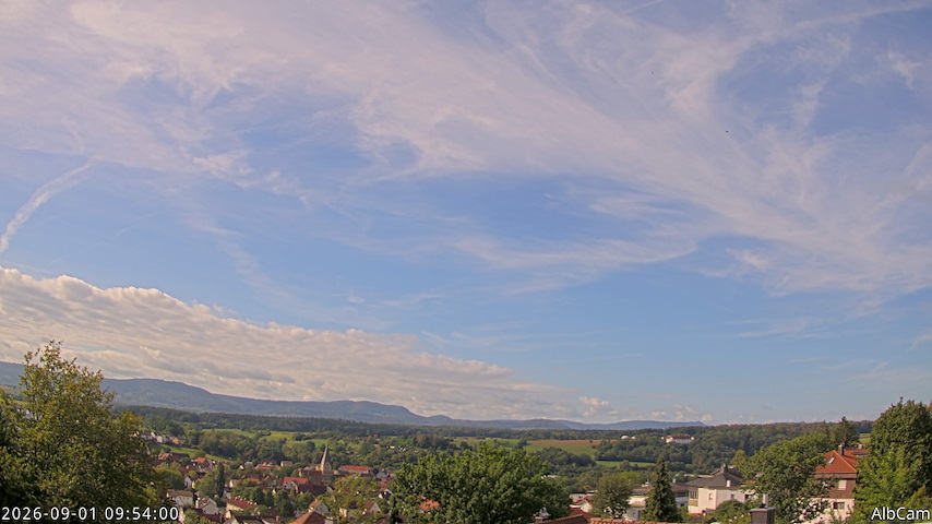 Live camera feed from 🇩🇪 AlbCam Goeppingen in View from Goeppingen to SW