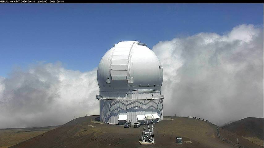 Канал на живо от камера от Canada-France-Hawaii Telescope - North в Hawaii