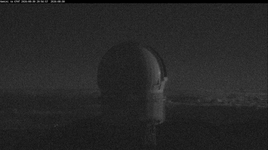 Sianel gamera fyw o Canada-France-Hawaii Telescope - North yn Hawaii