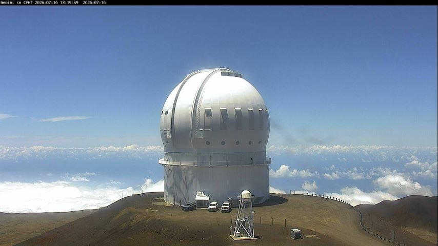 Canale telecamera in diretta da Canada-France-Hawaii Telescope - North a Hawaii