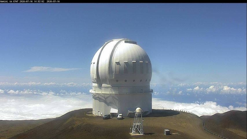 Élő kameracsatorna Canada-France-Hawaii Telescope - North-ból Hawaii-ben