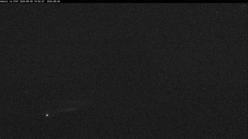 Live camera feed from Canada-France-Hawaii Telescope - North in Hawaii
