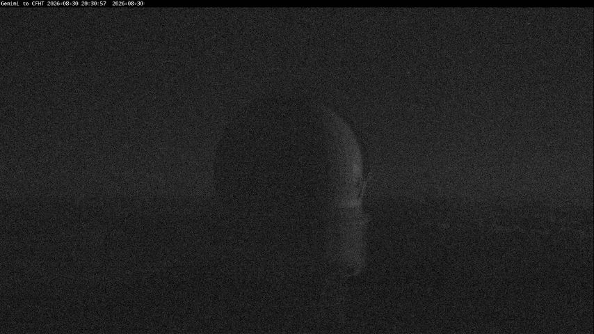 Živý kamerový kanál z Canada-France-Hawaii Telescope - North v Hawaii