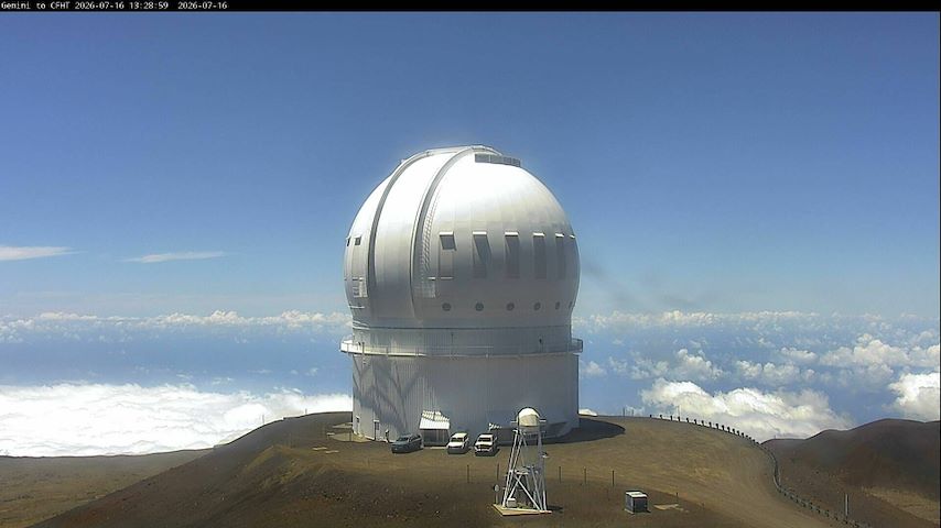 Живая трансляция камеры из Canada-France-Hawaii Telescope - North в Hawaii
