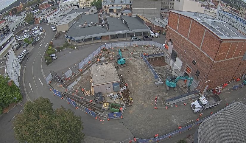 Kanal s kamerom uživo iz Earl Arts Centre u Earl St, Launceston