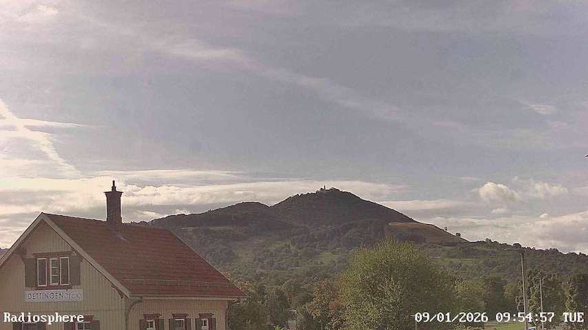 Live camera feed from RADiOSPHERE-BURG TECK in Burg Teck in Owen